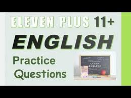 English 11+ Practice Questions