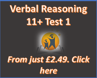 11+ Verbal Reasoning Online Practice Test 1